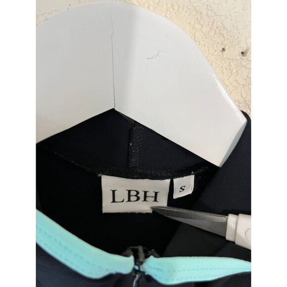 LBH Womens Lightweight Jogging Athletic Hooded Jacket Small Black Stretch Active - Picture 4 of 9